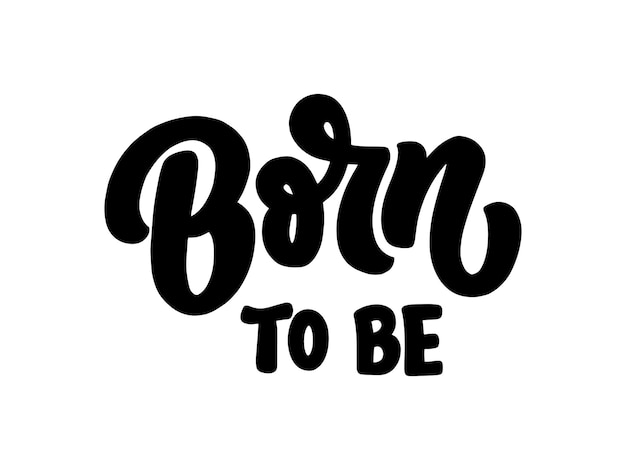 Vector frase de letras de motivación dibujada a mano en estilo de caligrafía moderna eslogan de inspiración para imprimir