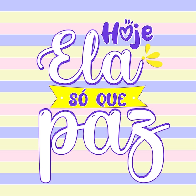 Vector frase en portugués brasileiro