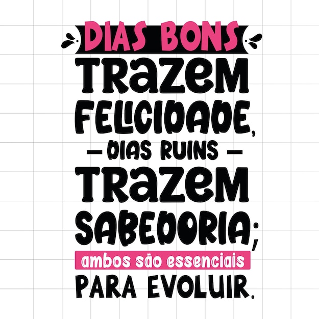 Vector frases motivadoras para edición sencilla personalizada