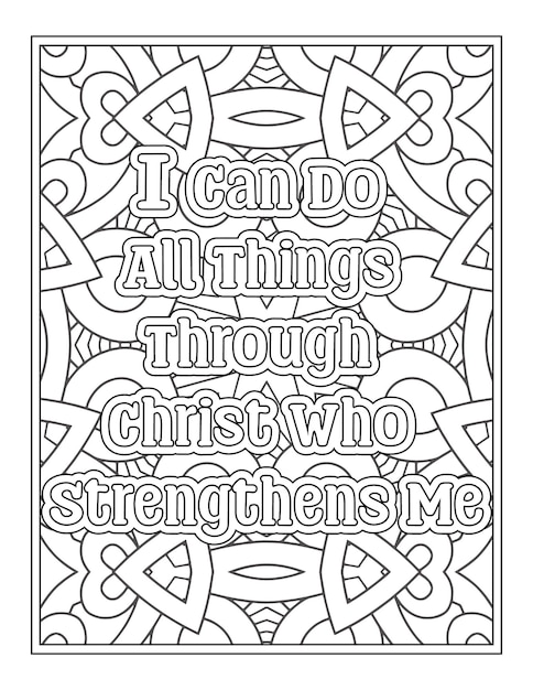 Frases Religiosas Para Colorear Para Kdp Coloring Pages