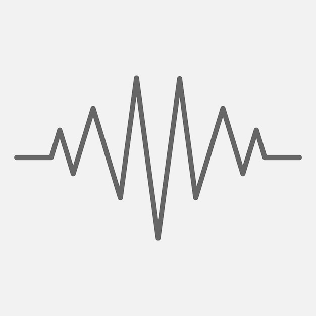 Frecuencia audio forma de onda música onda HUD interfaz elementos voz gráfico señal Vector ilustración