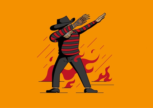 Freedy krueger dabbing halloween lindas