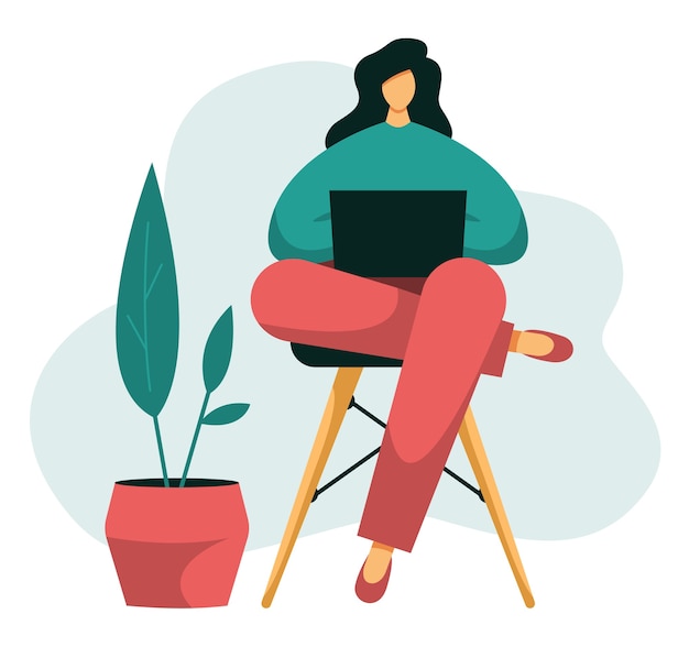 Freelancer escribiendo en su cuaderno