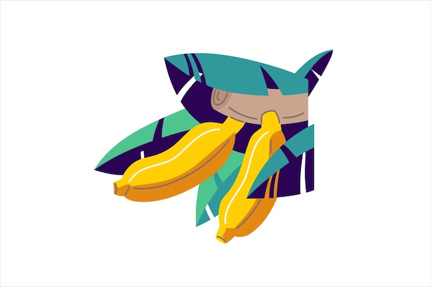 Vector frescura finca bananera
