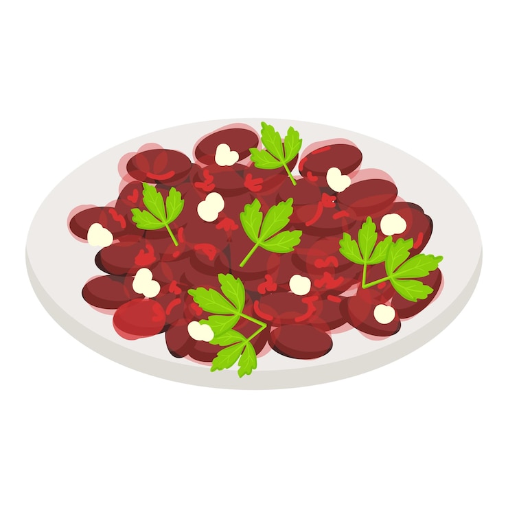 Vector frijol comida icono dibujos animados vector méxico salsa picante taco