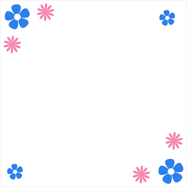 Frontera de flor