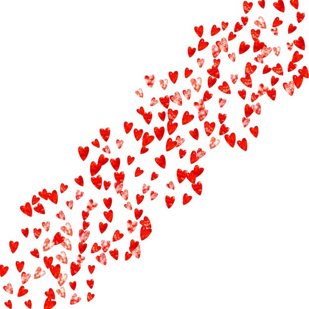 Frontera del saludo de la textura del día de San Valentín para el gráfico de la celebración