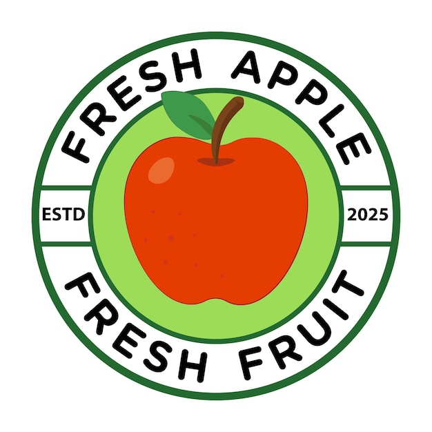 Fruta fresca de estilo vintage Insignias para envases de alimentos y marcas