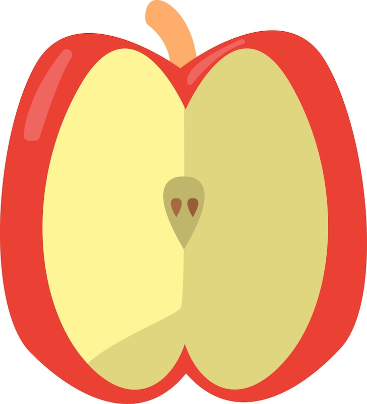 Vector fruta de manzana