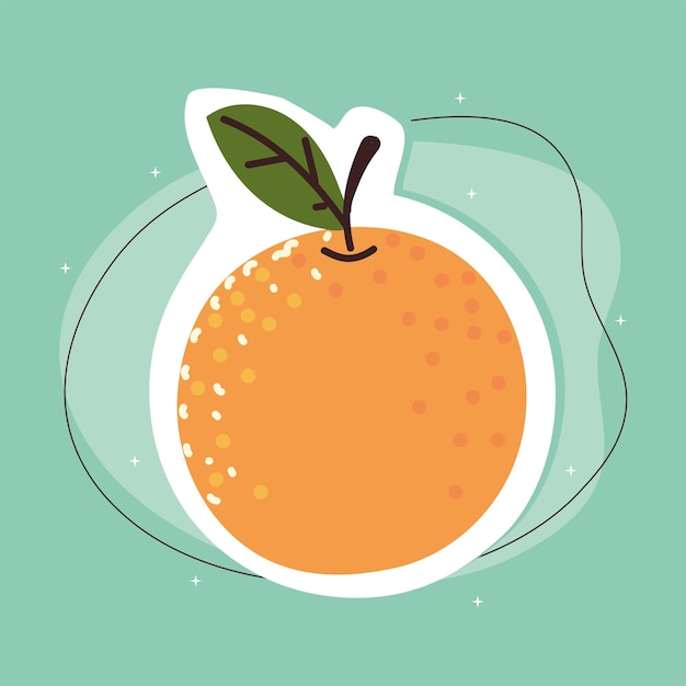 Fruta naranja fresca