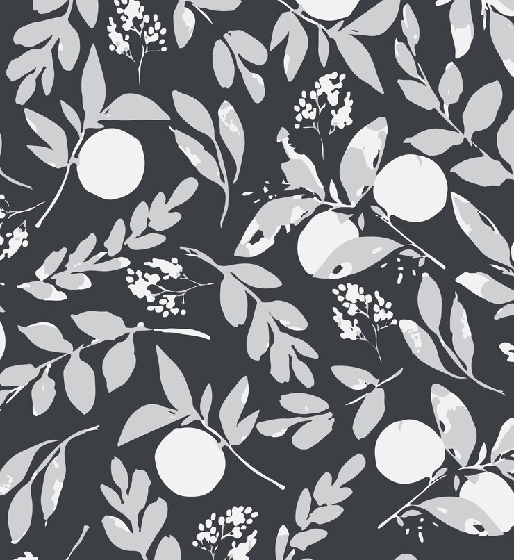 Frutas patrón sin costuras cereza de fresa y ilustración vectorial de la flor