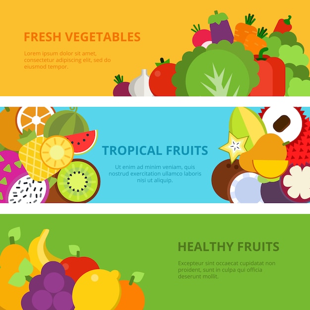 frutas y verduras saludables