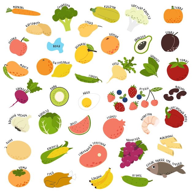 frutas y verduras