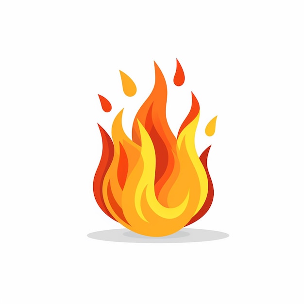 fuego calor llama quema ilustración fogata vector luz efecto de energía ardiendo aislar