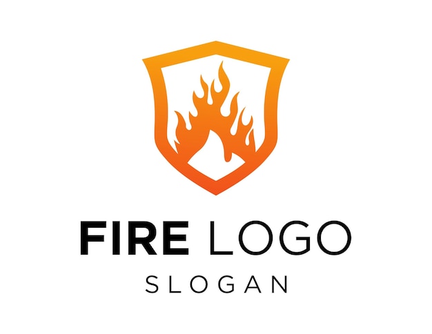 fuego diseño del logotipo