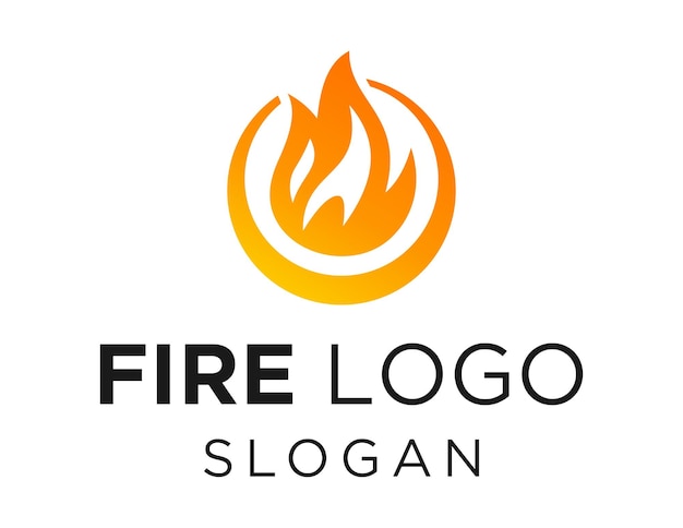 fuego diseño del logotipo