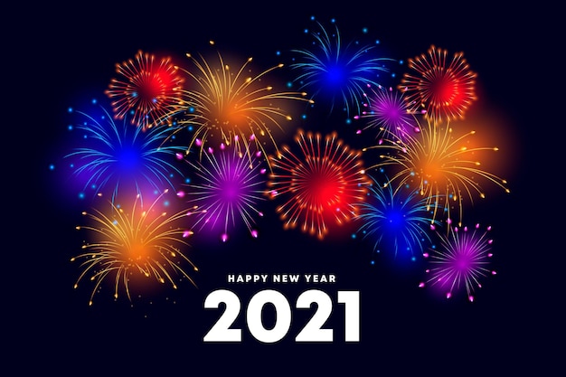 Fuegos artificiales año nuevo 2021