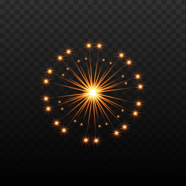 Fuegos artificiales de navidad