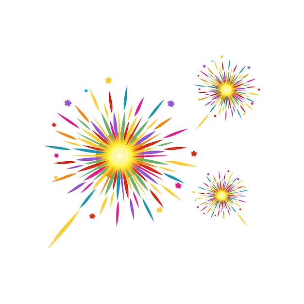 Fuegos artificiales de oro Fuegos artificiosos de oro para el año nuevo festivo