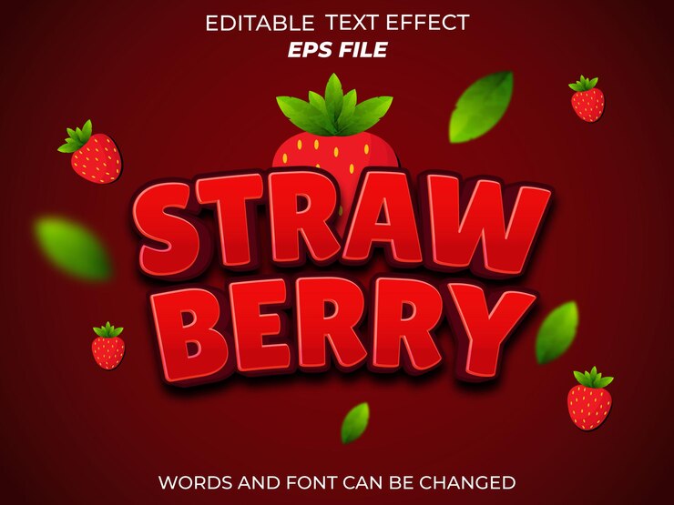 Vector fuente de efecto de texto de fresa tipografía editable plantilla vectorial de texto 3d.