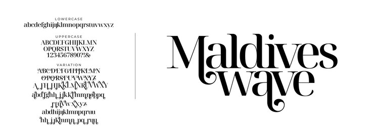 Fuente elegante mayúscula minúscula y número letras clásicas diseños de moda mínimos tipografía
