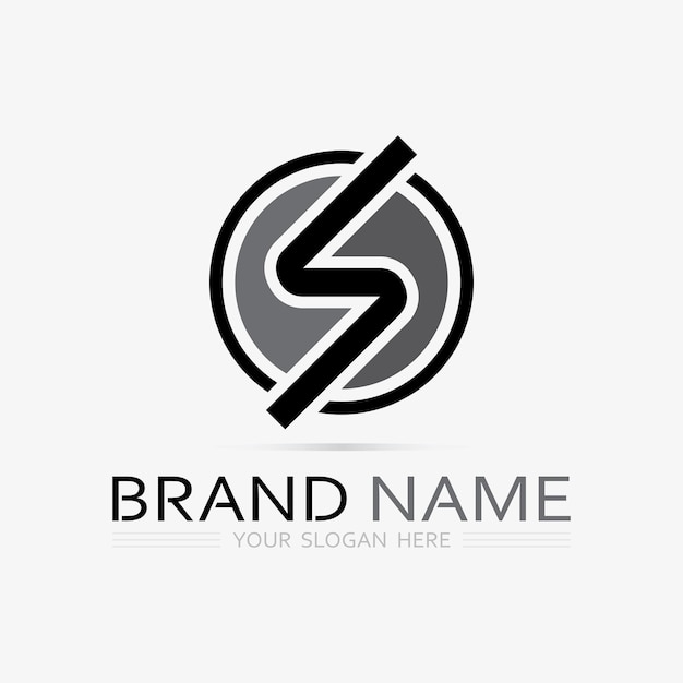 Fuente del logotipo S y gráfico vectorial del diseño del logotipo de la letra S