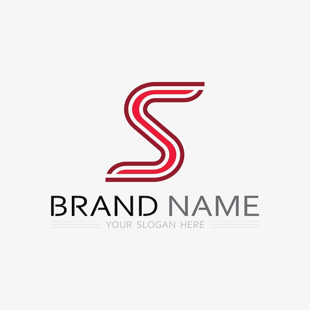 Fuente del logotipo S y gráfico vectorial del diseño del logotipo de la letra S