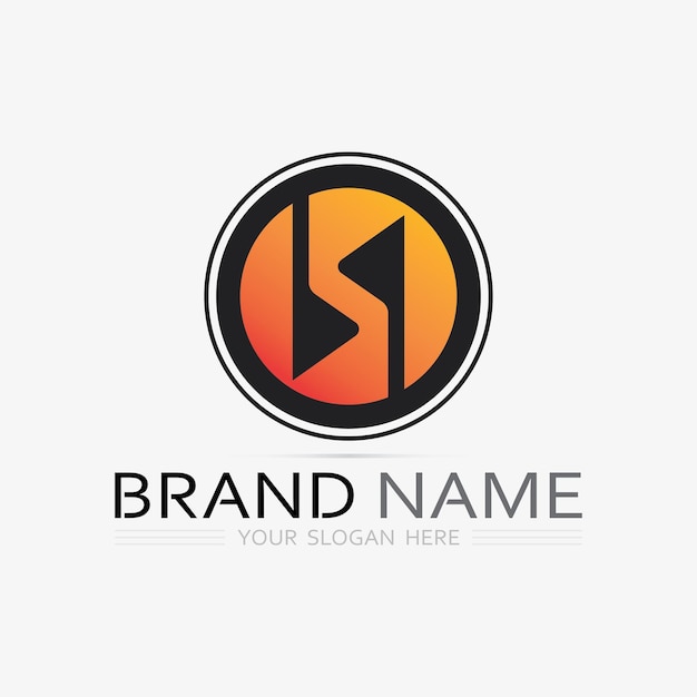 Fuente del logotipo S y gráfico vectorial del diseño del logotipo de la letra S