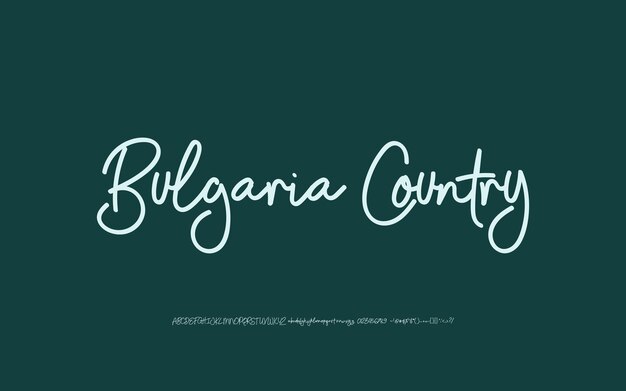 Fuente de script elegante, fuente de logotipo de fuentes de tipografía de lujo Vector Premium.
