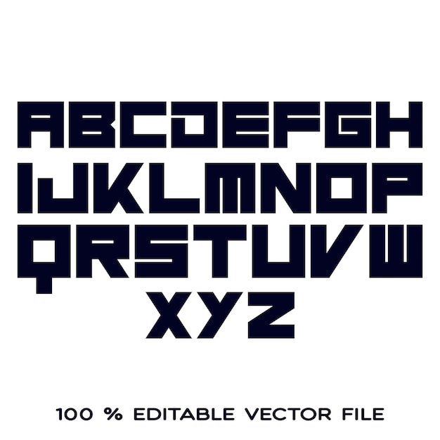 Fuente de textura de cristal Alfabeto vectorial con letras latinas Fuente de mosaico