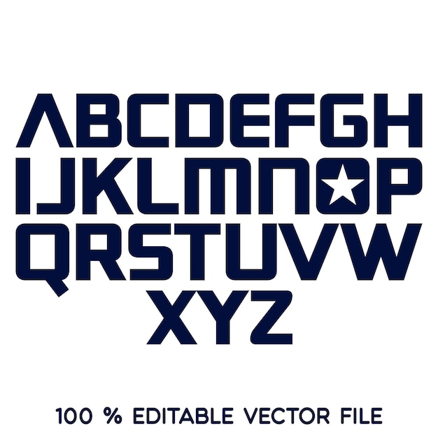 Fuente de textura de cristal Alfabeto vectorial con letras latinas Fuente de mosaico