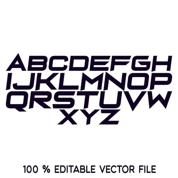 Fuente de textura de cristal Alfabeto vectorial con letras latinas Fuente de mosaico