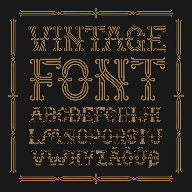 fuente vintage con marco