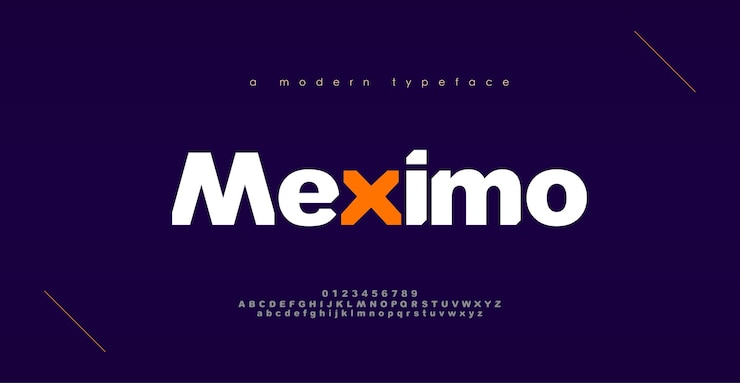 Vector fuentes del alfabeto moderno del deporte abstracto. tipografía diseño de tipografía en negrita para deporte, tecnología, moda, digital, fuente de logotipo creativo futuro.
