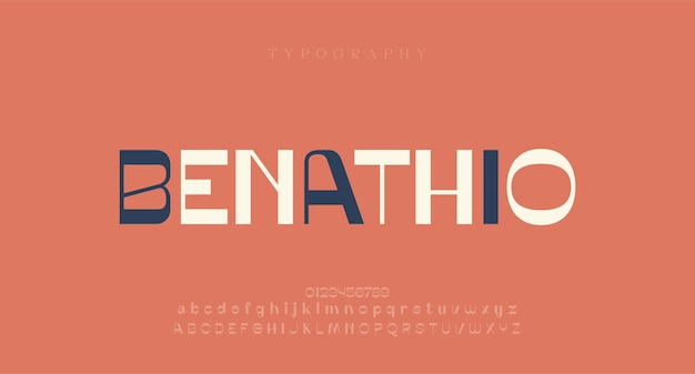 fuentes de tipografía benathio