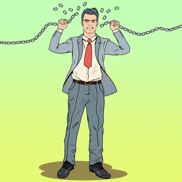 Fuerte empresario rompe las cadenas