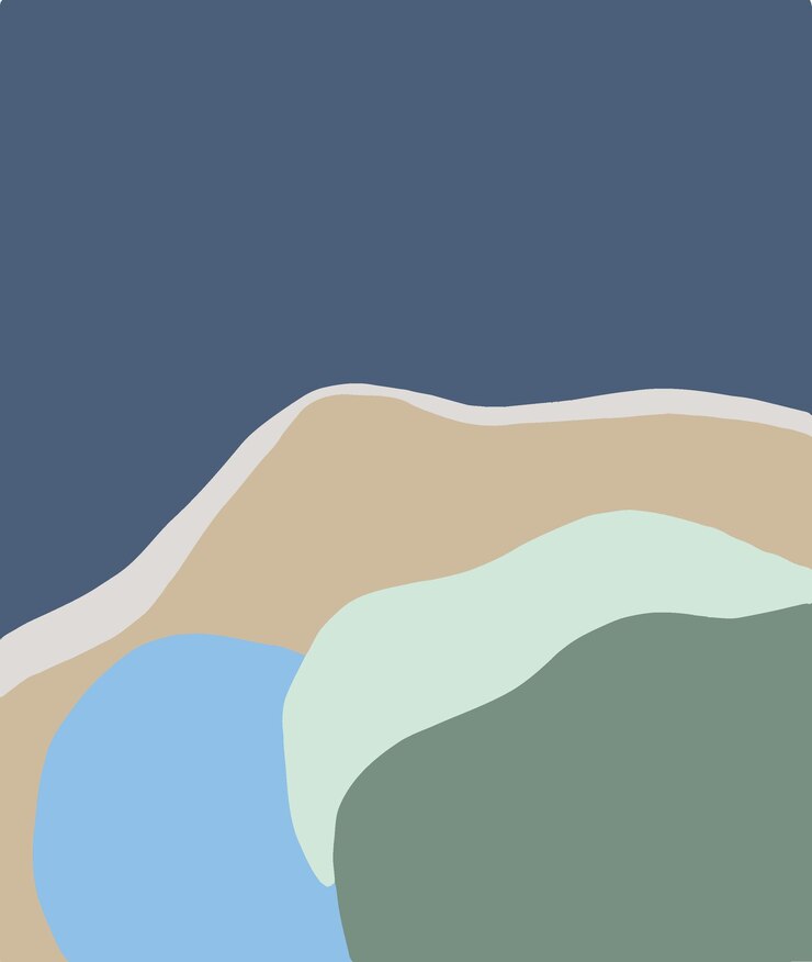 Fun fondo de patrón simple con formas abstractas Vector colorido fondo líquido curvo para banne