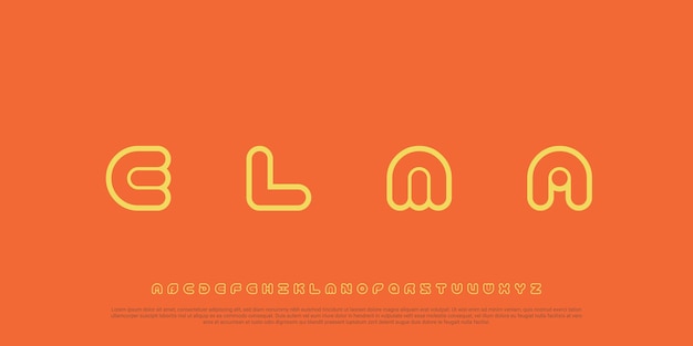 Fun Rounded Typeface para diseños amigables