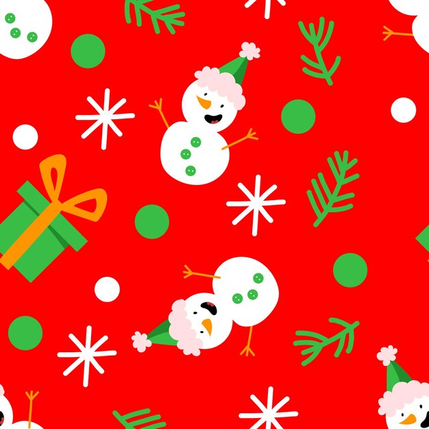 Fundamento de patrones sin fisuras de Navidad vector lindo