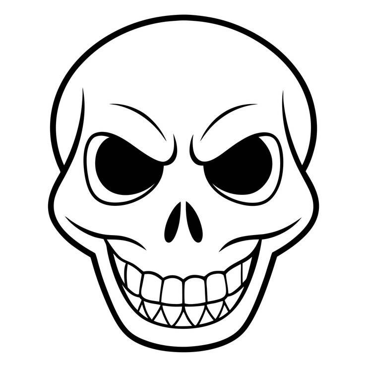Los fundamentos del diseño vectorial de la calavera Una guía completa para diseñadores gráficos