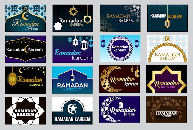 Vector fundamentos islámicos de ramadan kareem