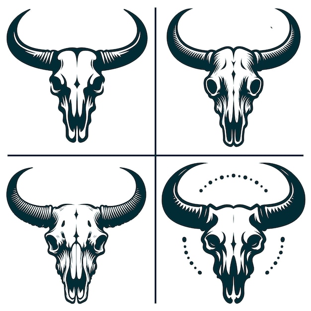 Funny Bull Skull Silhouette FilesWestern Bull Skull Files archivos de descarga digital instantánea que se encuentran en el sitio web de la compañía.