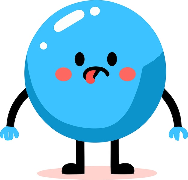 Funny Carton silueta vectorial de personajes 7