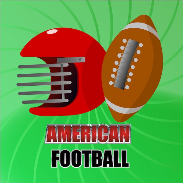 Vector fútbol americano