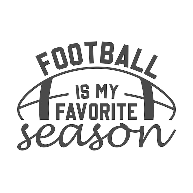 El fútbol es mi diseño de camiseta de temporada favorita