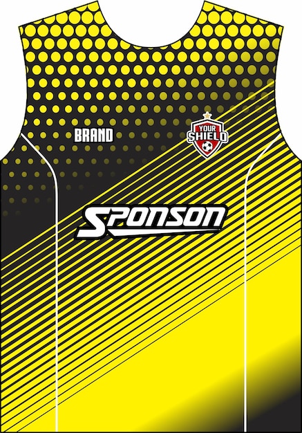 Fútbol Jersey Fútbol Futsal Juegos Correr Ciclismo Jersey Vector Fútbol Kit Fútbol