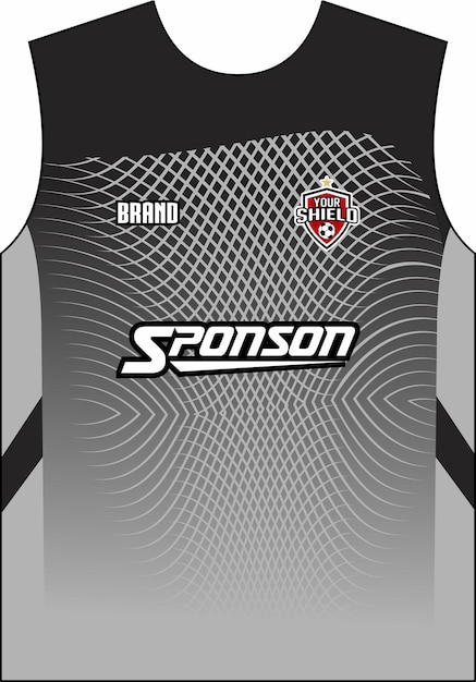 Fútbol Jersey Fútbol Futsal Juegos Correr Ciclismo Jersey Vector Fútbol Kit Fútbol
