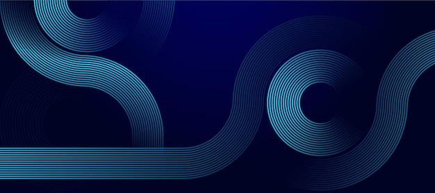 Futurista Línea Azul Onda Abstracto Fondo para el Diseño Digital
