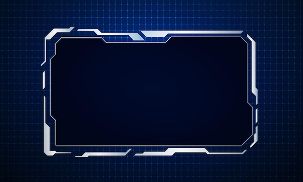 Futuristic Tech Interface Frame