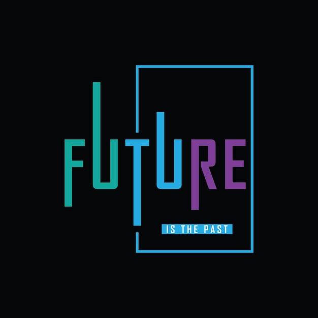 Futuro diseño gráfico de camisetas y prendas de vestir.